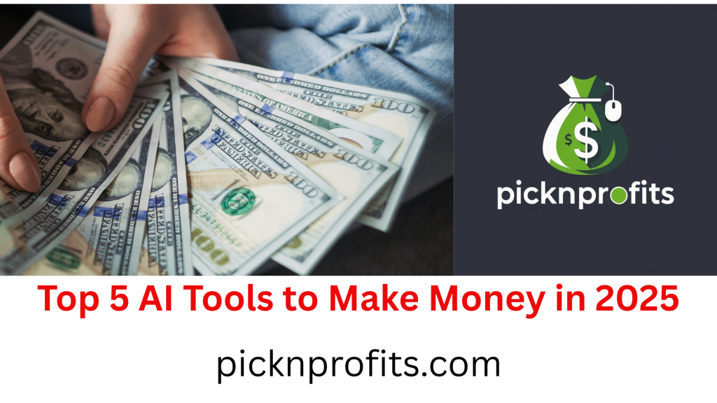 this is the image for the article top 5 ai tools to make money online in 2025